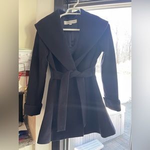 Trina Turk Navy Blue Coat